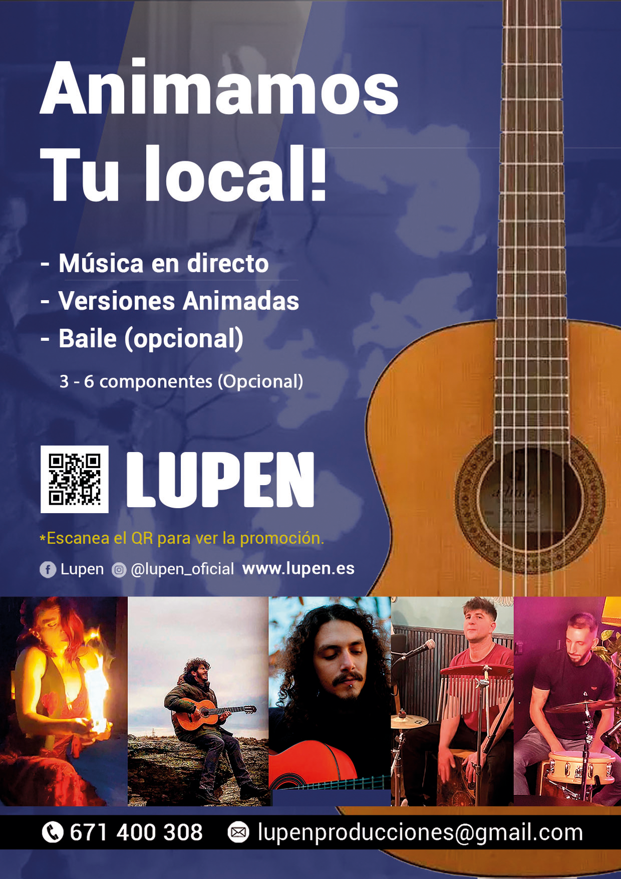 contacto lupen flamenco fusión en madrid